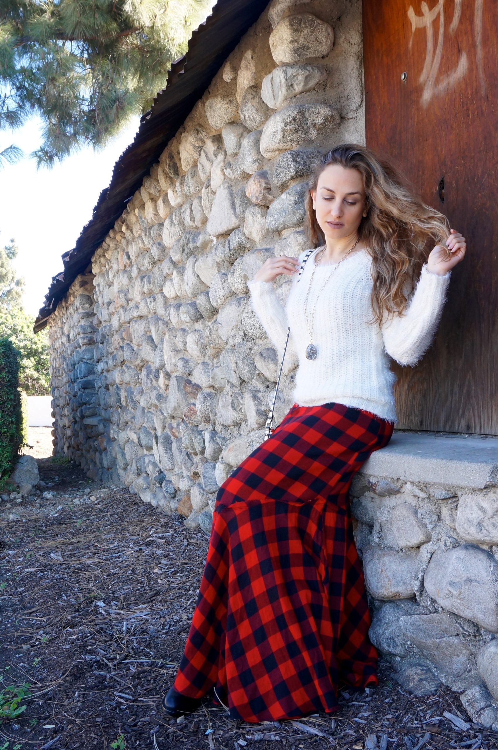 How To Layer Your Maxi Dress For Cool Weather