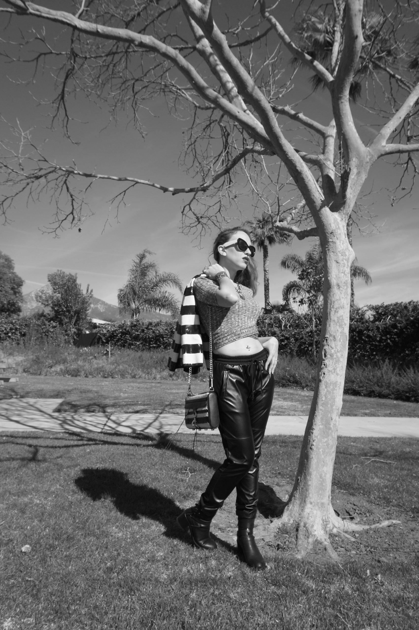 Slouchy Pants With A Crop Top